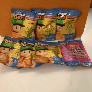 Stumble Guys Collectible Figures Surprise Packs Unopened 7 Packs